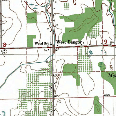 Western Michigan University MI-McDonald: Authoritative US Topos 1981 digital map