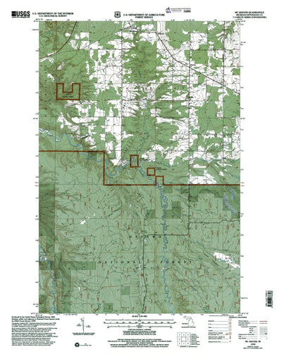 Western Michigan University MI-McKeever: Authoritative US Topos 1999 digital map