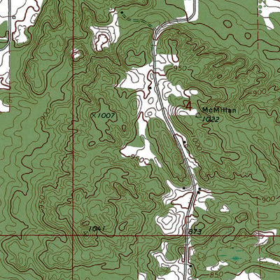 Western Michigan University MI-McMillan: Authoritative US Topos 1973 digital map