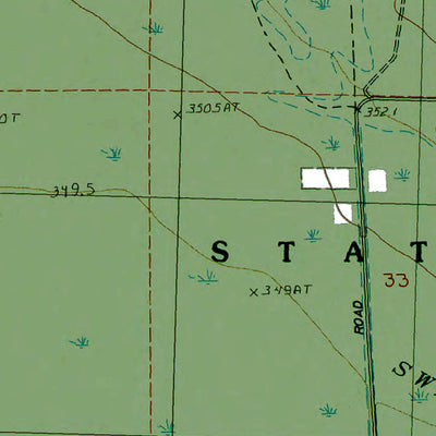 Western Michigan University MI-Meads Landing: Authoritative US Topos 1983 digital map