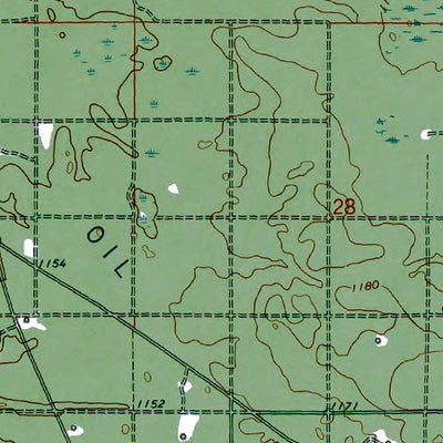 Western Michigan University MI-Meredith NW: Authoritative US Topos 1969 digital map