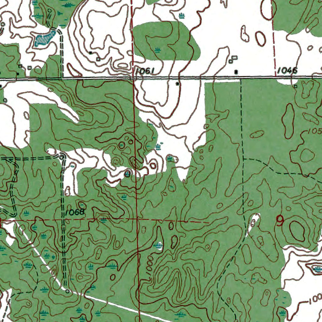 MI-Meredith SW: Authoritative US Topos 1969 Map by Western Michigan ...
