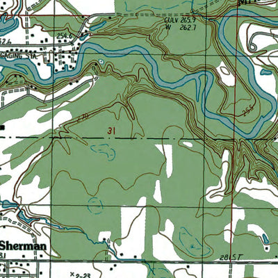Western Michigan University MI-Mesick: Authoritative US Topos 1987 digital map