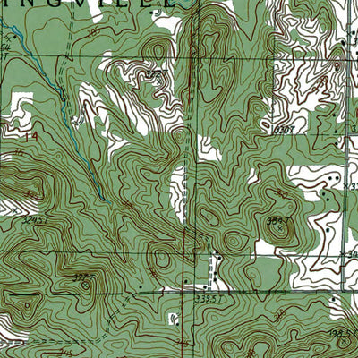 Western Michigan University MI-Mesick: Authoritative US Topos 1987 digital map