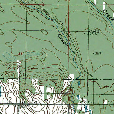 Western Michigan University MI-Mesick NE: Authoritative US Topos 1987 digital map