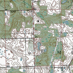 Western Michigan University MI-Metamora: Authoritative US Topos 1991 digital map