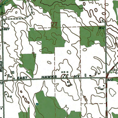Western Michigan University MI-Metz: Authoritative US Topos 1971 digital map