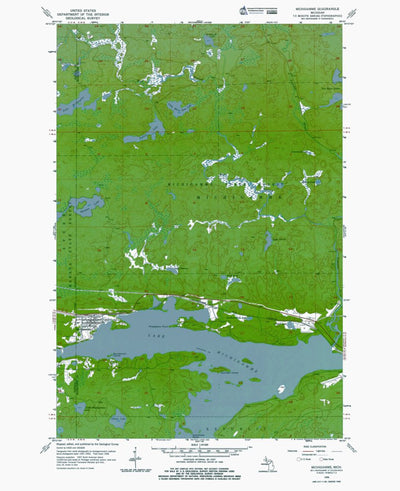 Western Michigan University MI-Michigamme: Authoritative US Topos 1956 digital map