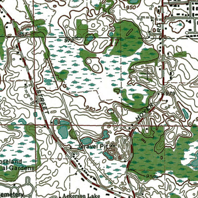 Western Michigan University MI-Michigan Center: Authoritative US Topos 1971 digital map