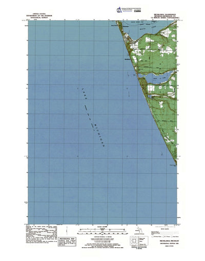 Western Michigan University MI-Michillinda: Authoritative US Topos 1983 digital map