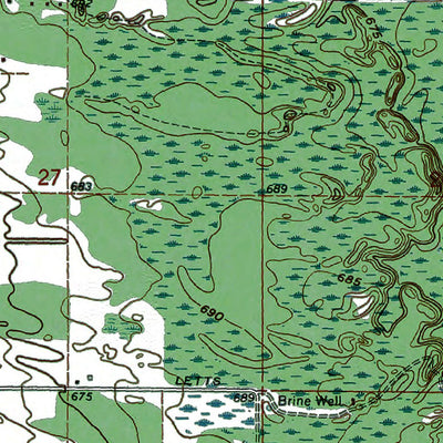 Western Michigan University MI-Midland: Authoritative US Topos 1962 digital map
