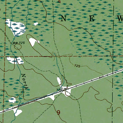 Western Michigan University MI-Milakokia Lake: Authoritative US Topos 1972 digital map