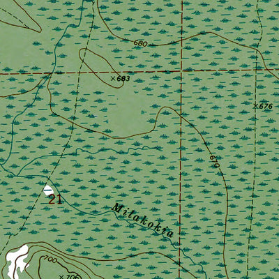 Western Michigan University MI-Milakokia Lake: Authoritative US Topos 1972 digital map