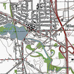 Western Michigan University MI-Milan: Authoritative US Topos 1967 digital map