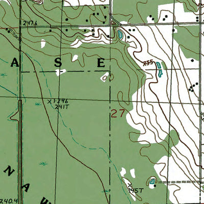Western Michigan University MI-Millersburg: Authoritative US Topos 1986 digital map