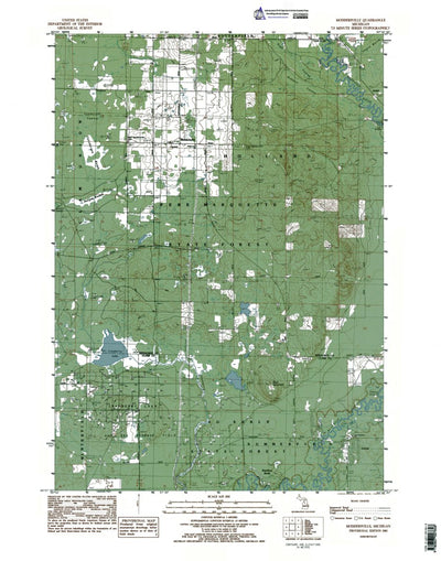 Western Michigan University MI-Moddersville: Authoritative US Topos 1983 digital map