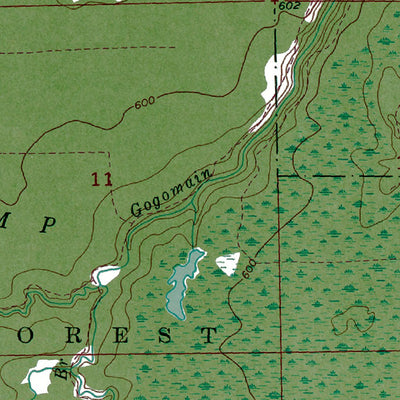 Western Michigan University MI-Munuscong: Authoritative US Topos 1953 digital map