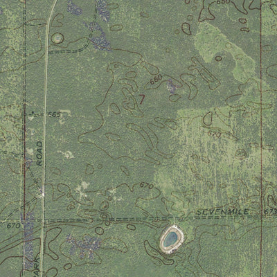 Western Michigan University MI-Muskallonge Lake East: GeoChange 1964-2012 digital map