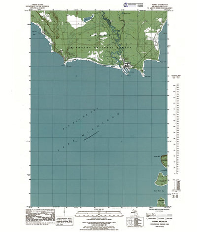 Western Michigan University MI-Nahma: Authoritative US Topos 1985 digital map