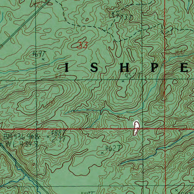 Western Michigan University MI-Negaunee NW: Authoritative US Topos 1985 digital map