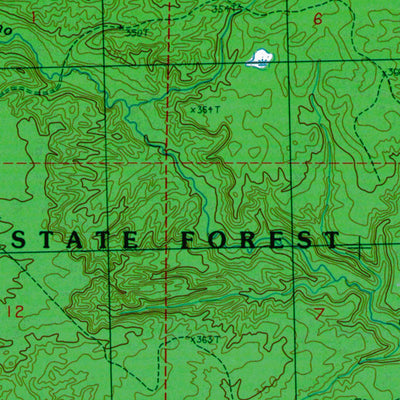 Western Michigan University MI-Nisula: Authoritative US Topos 1982 digital map