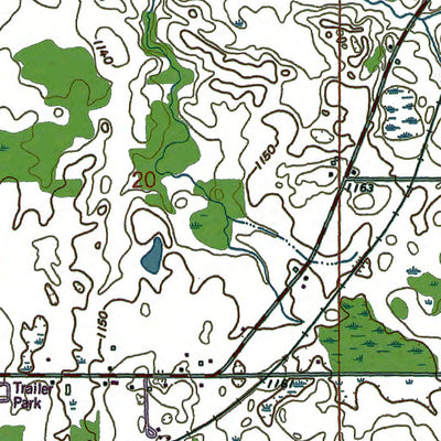 Western Michigan University MI-North Adams: Authoritative US Topos 1979 digital map