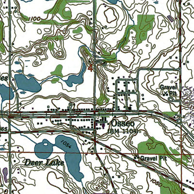 Western Michigan University MI-North Adams: Authoritative US Topos 1979 digital map