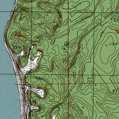 Western Michigan University MI-North Manitou Island: Authoritative US Topos 1997 digital map