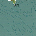 Western Michigan University MI-North Point: Authoritative US Topos 1971 digital map
