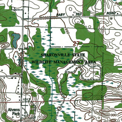 Western Michigan University MI-Norvell: Authoritative US Topos 1980 digital map