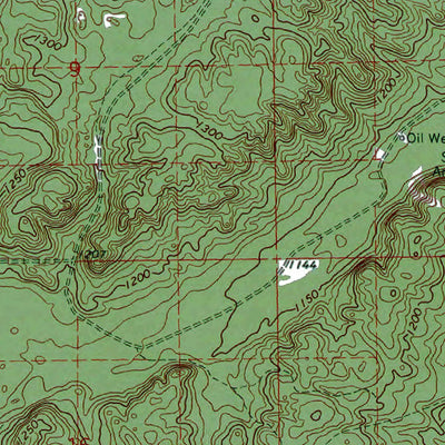 Western Michigan University MI-Ogemaw Springs: Authoritative US Topos 1965 digital map