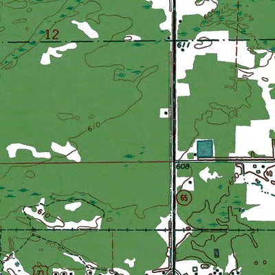 Western Michigan University MI-Omer: Authoritative US Topos 1968 digital map