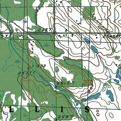 Western Michigan University MI-Onaway: Authoritative US Topos 1986 digital map