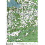 Western Michigan University MI-Onekama: Authoritative US Topos 1982 digital map