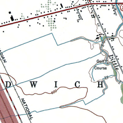 Western Michigan University MI-ONT Belle Isle: Authoritative US Topos 1968 digital map