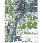 Western Michigan University MI-ONT Port Huron: Authoritative US Topos 1991 digital map