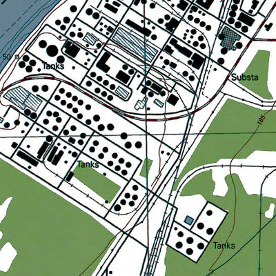 Western Michigan University MI-ONT Port Huron: Authoritative US Topos 1991 digital map