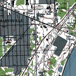 Western Michigan University MI-ONT Port Huron: Authoritative US Topos 1991 digital map
