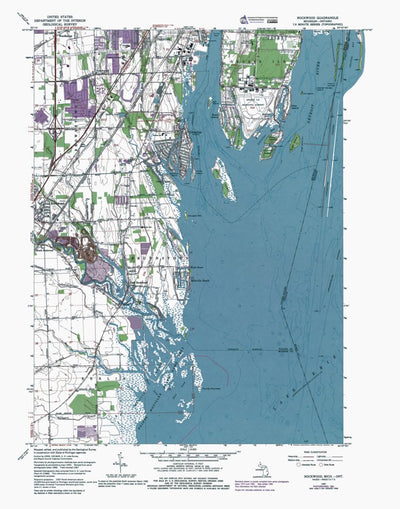 Western Michigan University MI-ONT-Rockwood: Authoritative US Topos 1967 digital map