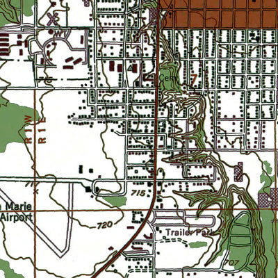 Western Michigan University MI-ONT-Sault Ste Marie South: Authoritative US Topos 1951 digital map
