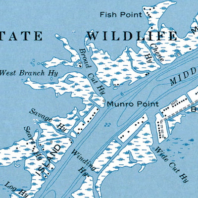 Western Michigan University MI-ONT St Clair Flats: Authoritative US Topos 1968 digital map