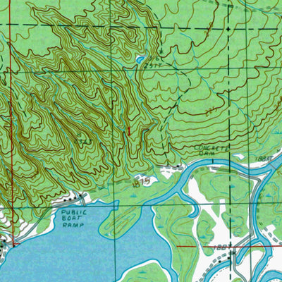 Western Michigan University MI-Otter Lake: Authoritative US Topos 1985 digital map