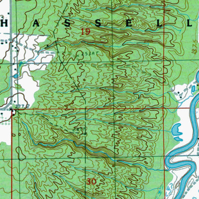 Western Michigan University MI-Otter Lake: Authoritative US Topos 1985 digital map