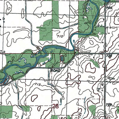 Western Michigan University MI-Ovid West: Authoritative US Topos 1974 digital map