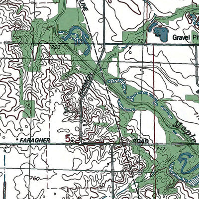 Western Michigan University MI-Ovid West: Authoritative US Topos 1974 digital map