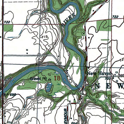 Western Michigan University MI-Owosso North: Authoritative US Topos 1974 digital map