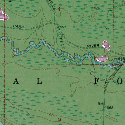 Western Michigan University MI-Ozark SE: Authoritative US Topos 1964 digital map