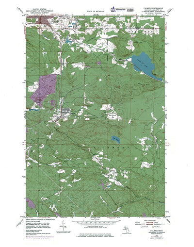 Western Michigan University MI-Palmer: Authoritative US Topos 1952 digital map