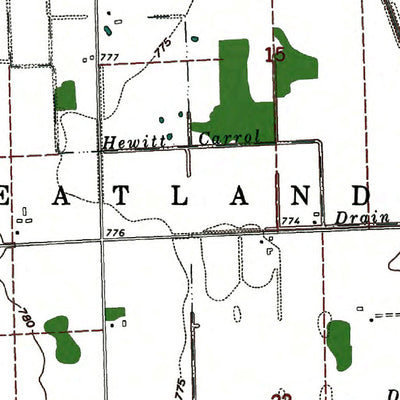 Western Michigan University MI-Palms: Authoritative US Topos 1963 digital map