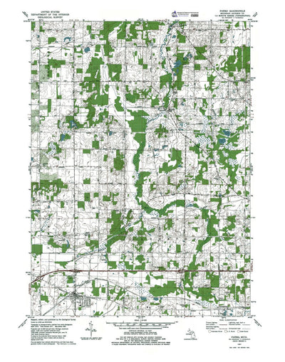 Western Michigan University MI-Parma: Authoritative US Topos 1981 digital map